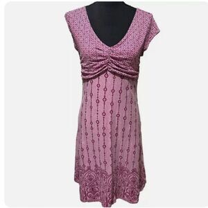 Athleta Dhara NWT Purple Blue Burnout Dress-Medium. B64